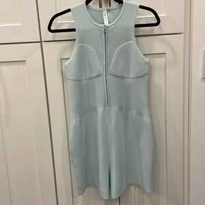 2023 Lululemon Athletica Tight-Fit Knit Bodysuit in Powder Blue Size Lar…